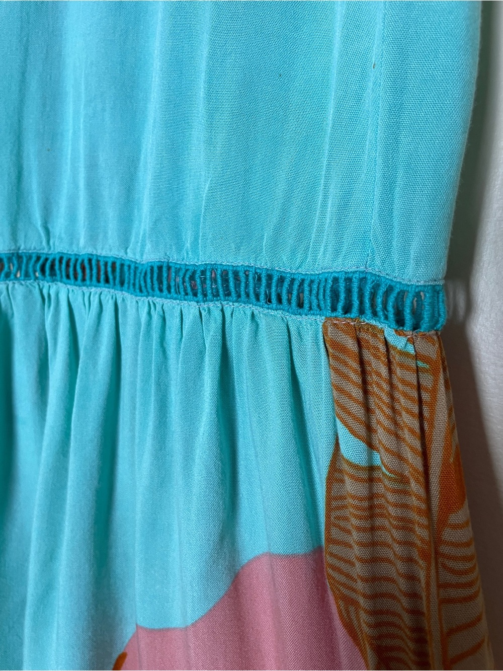 True Destinations Flare Leg Pull on Pants Large Beach Resort Relaxed Drawstring - Picture 5 of 10